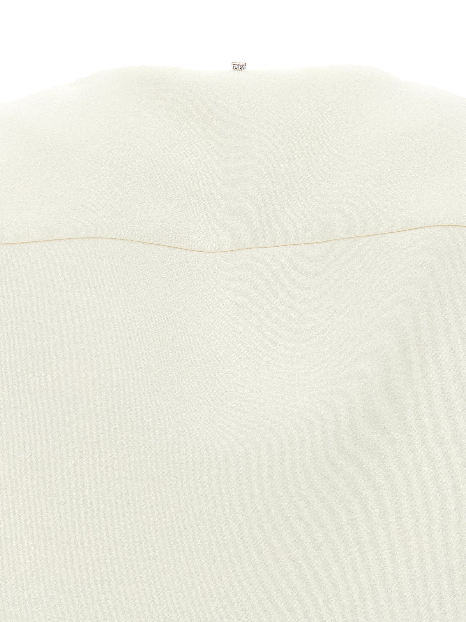 Overcoat by Sportmax for women in polyester white presents a luxurious silhouette, showcasing a luxurious and sophisticated for a premium, luxurious look.