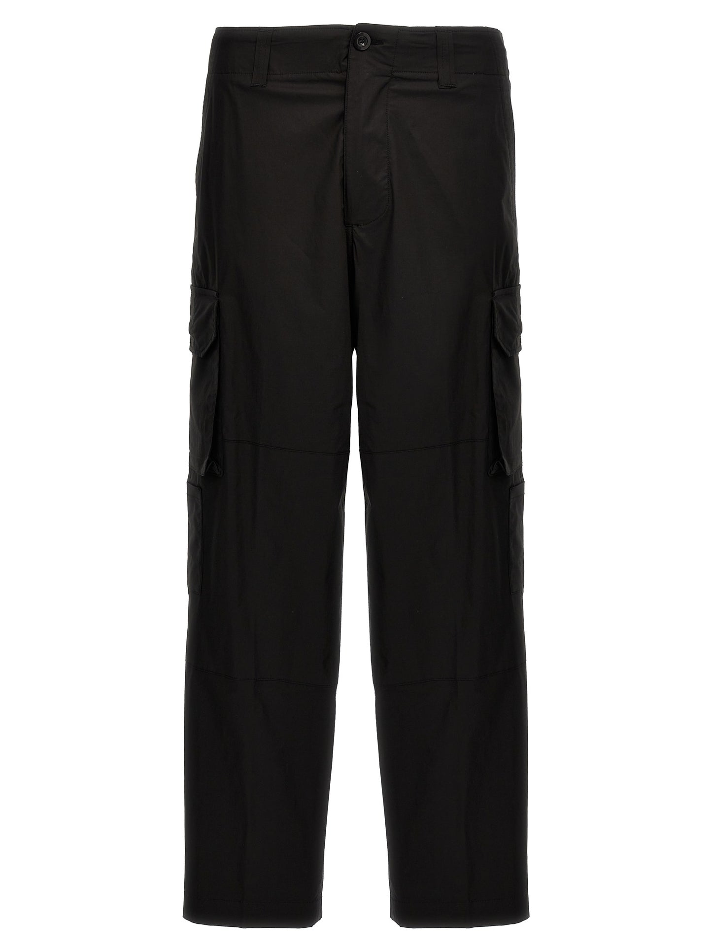 Cargo Pants by Department 5 for men in stretch cotton black features an urban chic with a and long, creating a urban chic aesthetic for "Moon Behind the Hill".