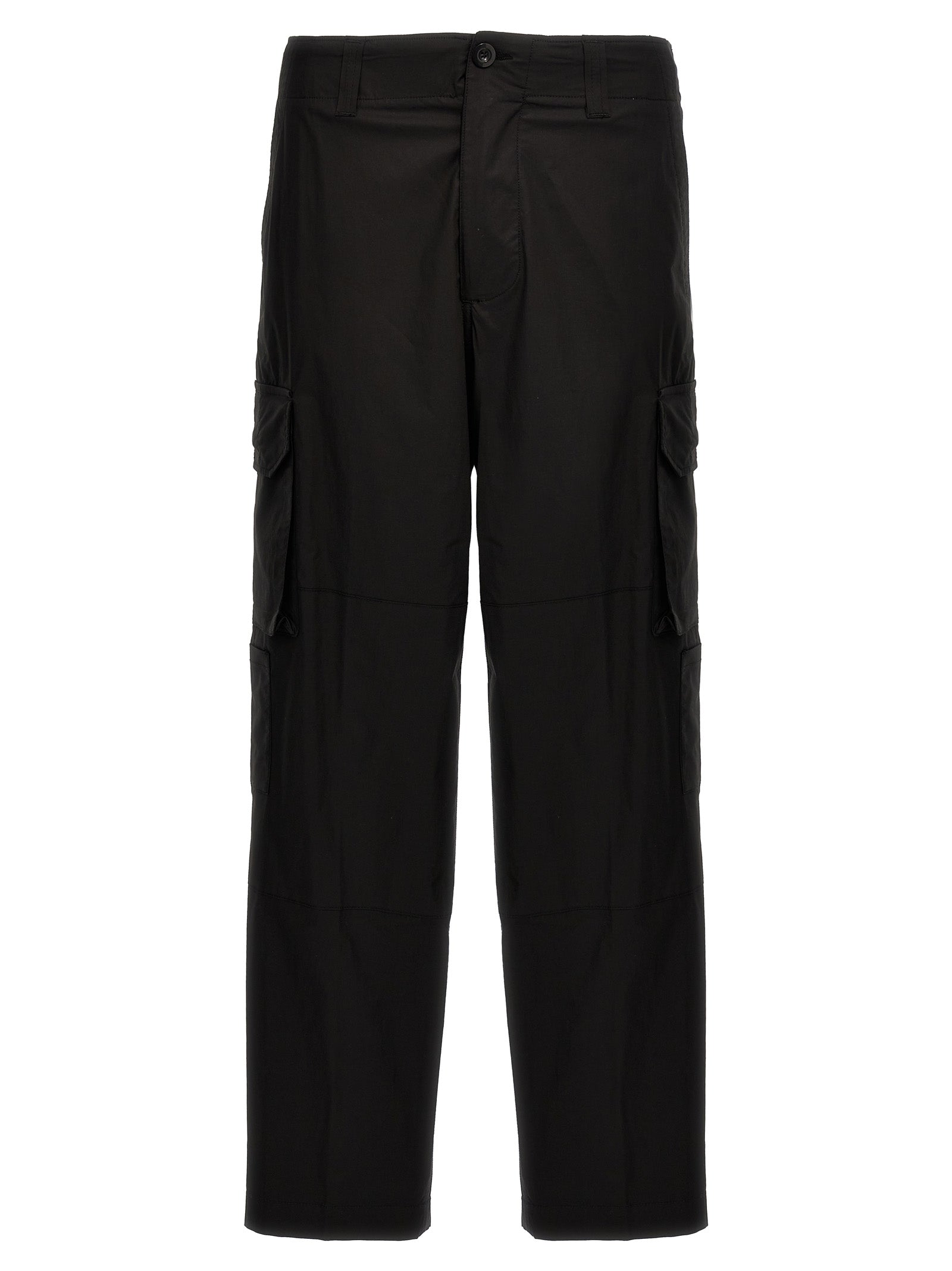 Cargo Pants by Department 5 for men in stretch cotton black features an urban chic with a and long, creating a urban chic aesthetic for "Moon Behind the Hill".