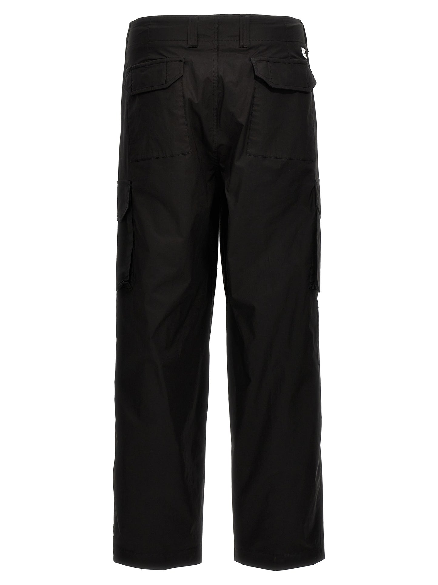 Cargo Pants by Department 5 for men in stretch cotton black features a sartorial silhouette, showcasing a sophisticated with a refined long and elegant .