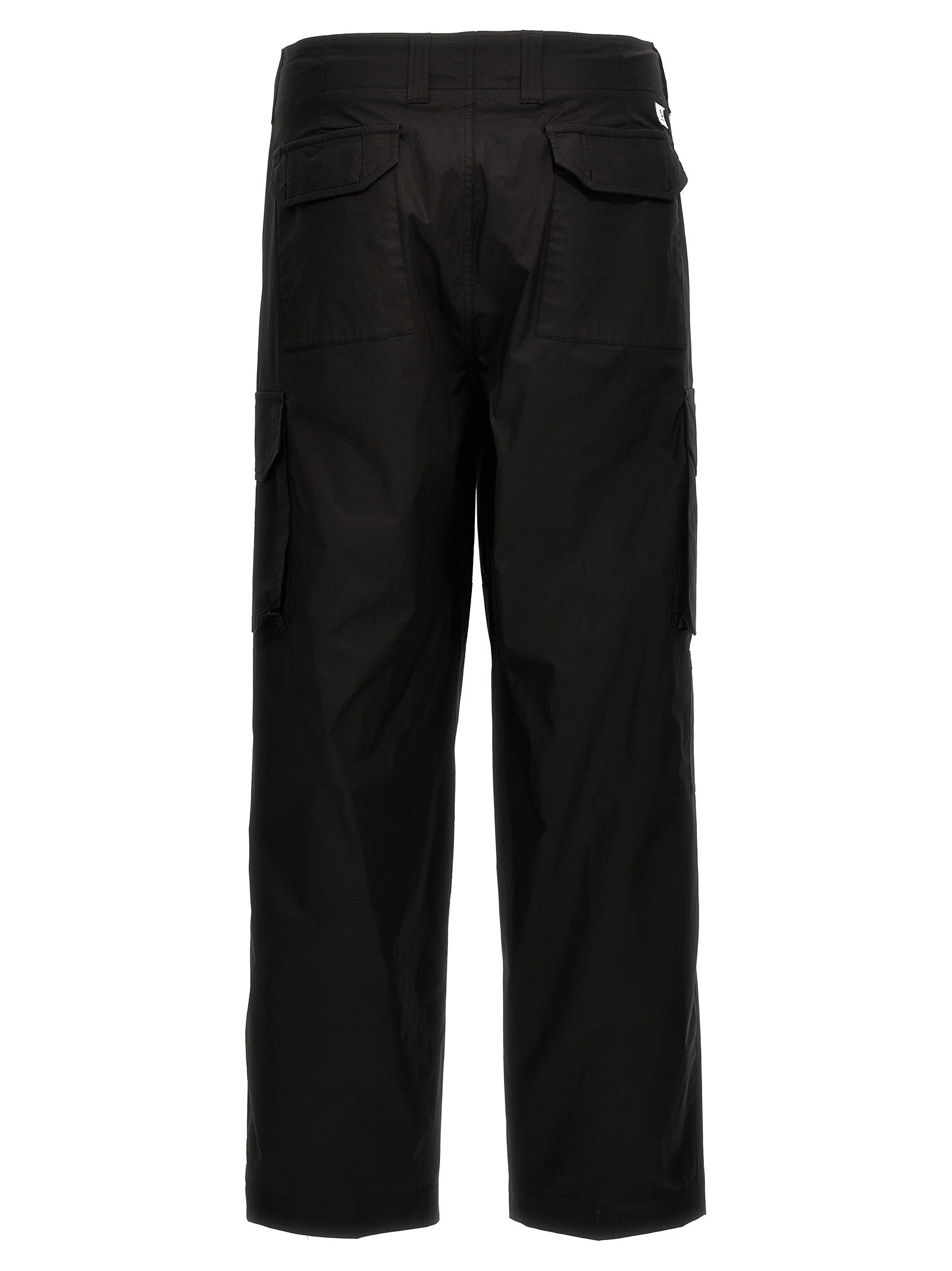 Cargo Pants by Department 5 for men in stretch cotton black features a sartorial silhouette, showcasing a sophisticated with a refined long and elegant .