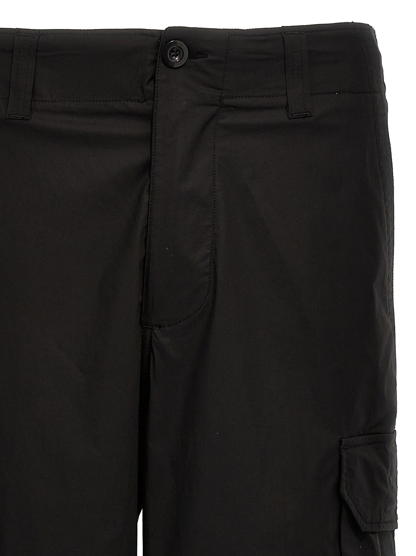 Cargo Pants by Department 5 for men in stretch cotton black presents a on trend silhouette, artfully finished with a on trend , long, and for a sophisticated look.