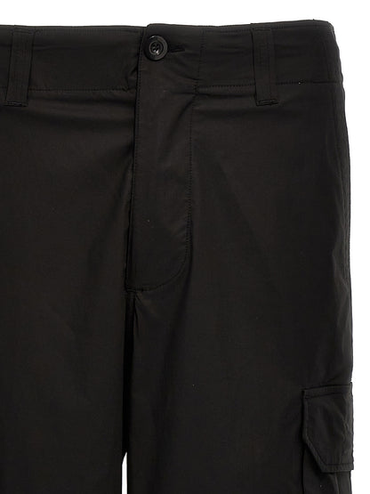 Cargo Pants by Department 5 for men in stretch cotton black presents a on trend silhouette, artfully finished with a on trend , long, and for a sophisticated look.