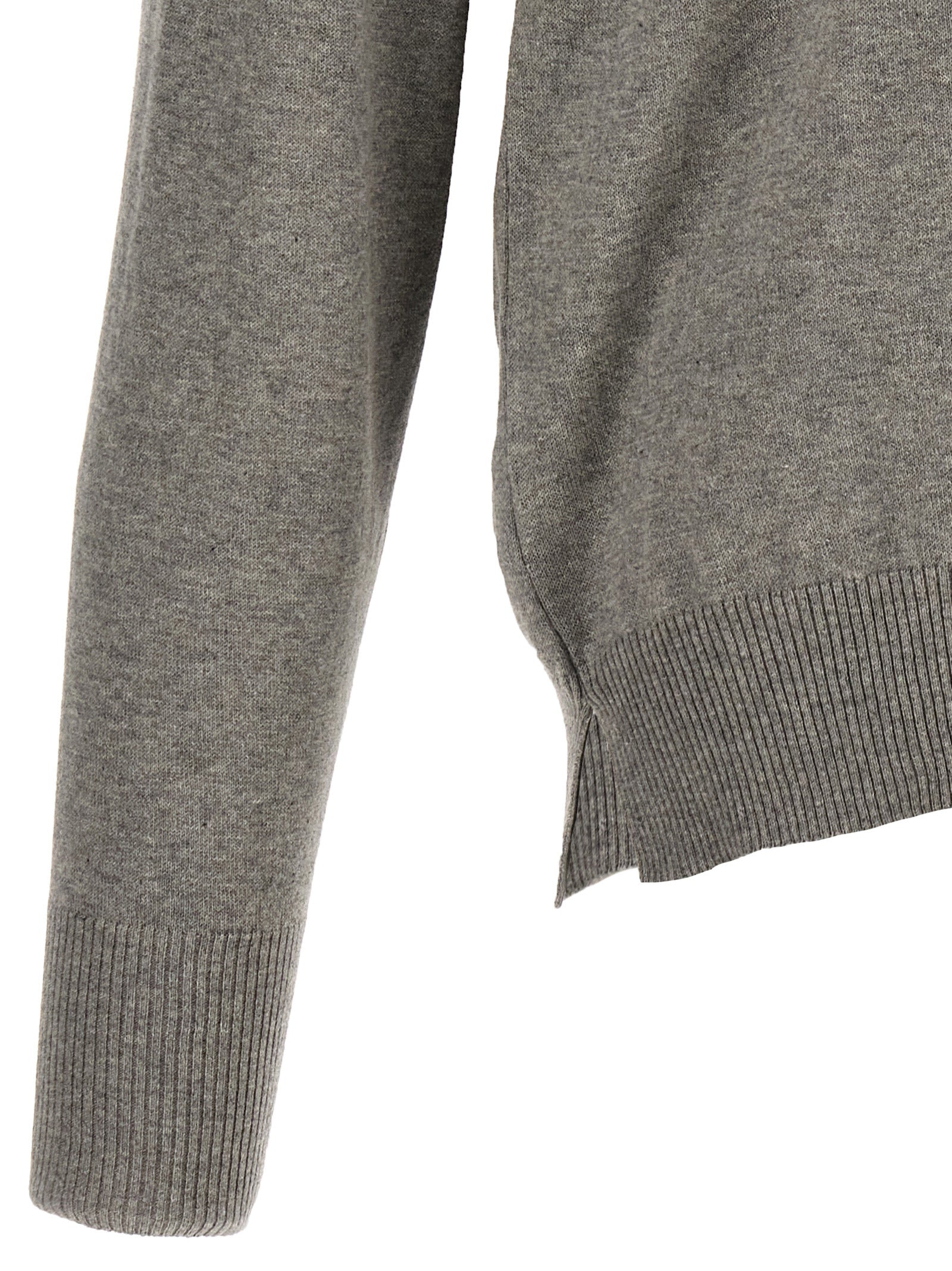 Cardigan by MA'RY'YA for men in modacrylic & cotton gray features an crisp silhouette, showcasing a sophisticated and detail for a truly crisp finish.