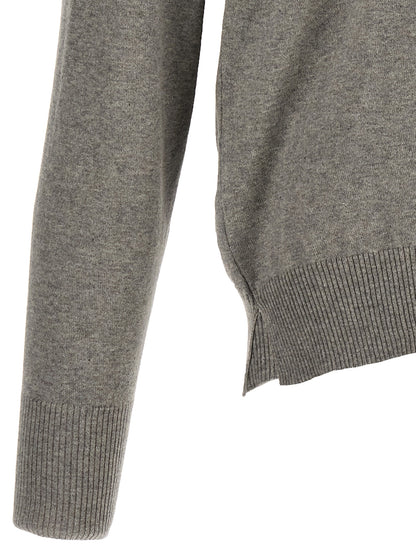 Cardigan by MA'RY'YA for men in modacrylic & cotton gray features an crisp silhouette, showcasing a sophisticated and detail for a truly crisp finish.