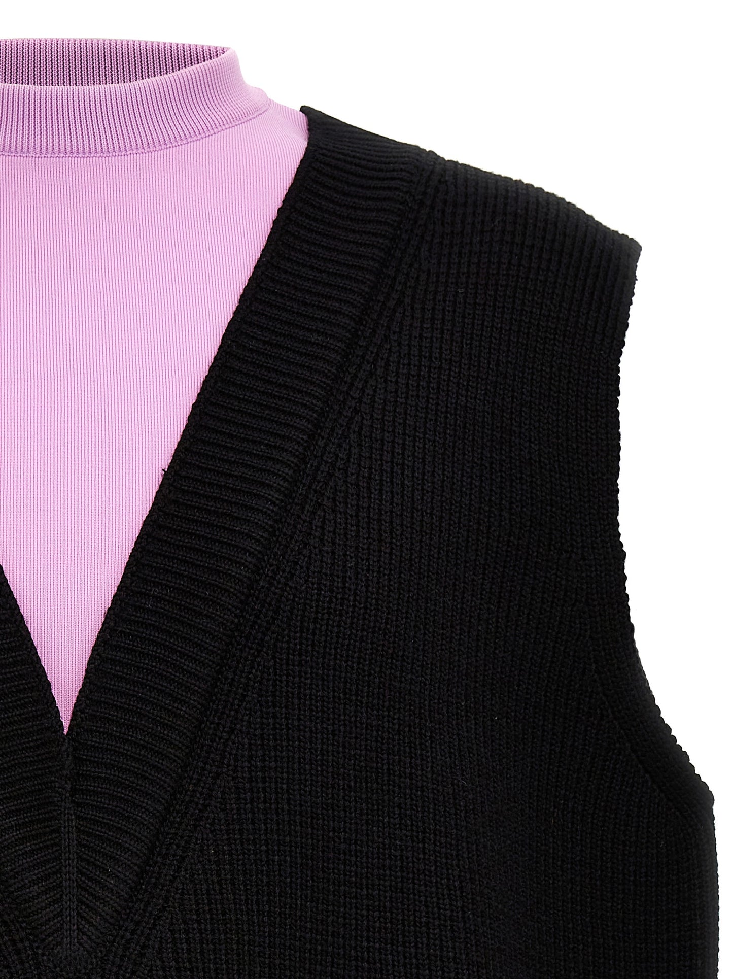 Sweater by Jil Sander for men in wool cotton & polyamide multicolor features an tactile silhouette, showcasing a sophisticated and tactile for a refined finish.