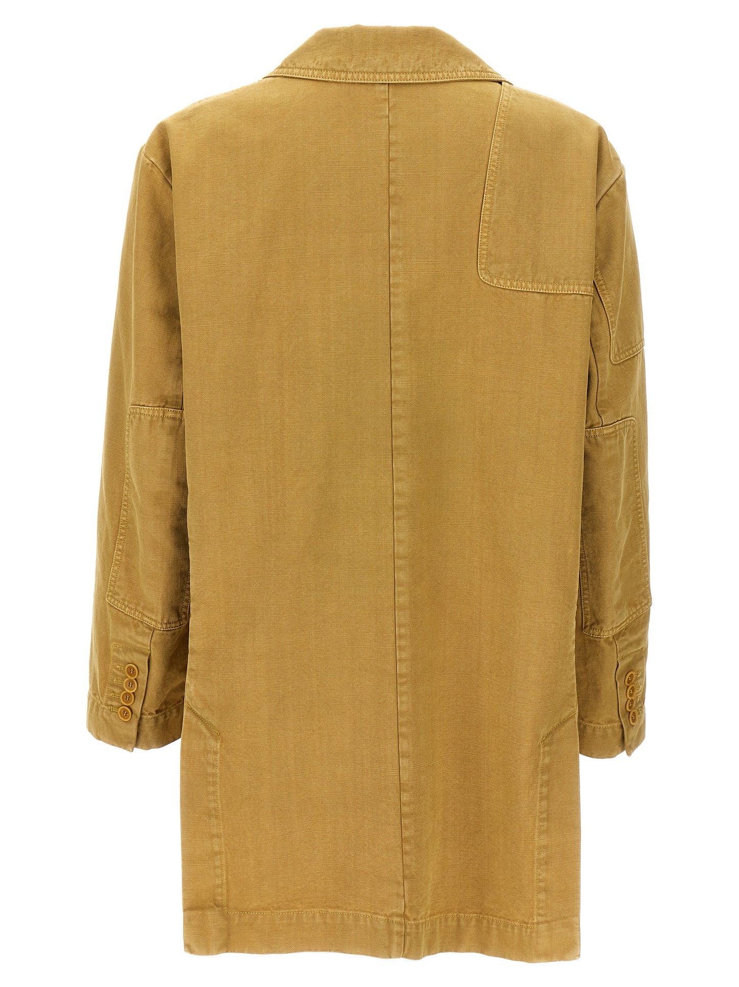 Blazer by Max Mara for women in cotton canvas beige features an crisp silhouette with sophisticated and a crisp for a truly crisp finish.