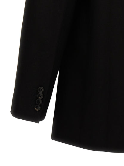 Blazer by Y/PROJECT for men in virgin wool black features an stylish silhouette, showcasing a sophisticated and stylish for a truly stylish finish.