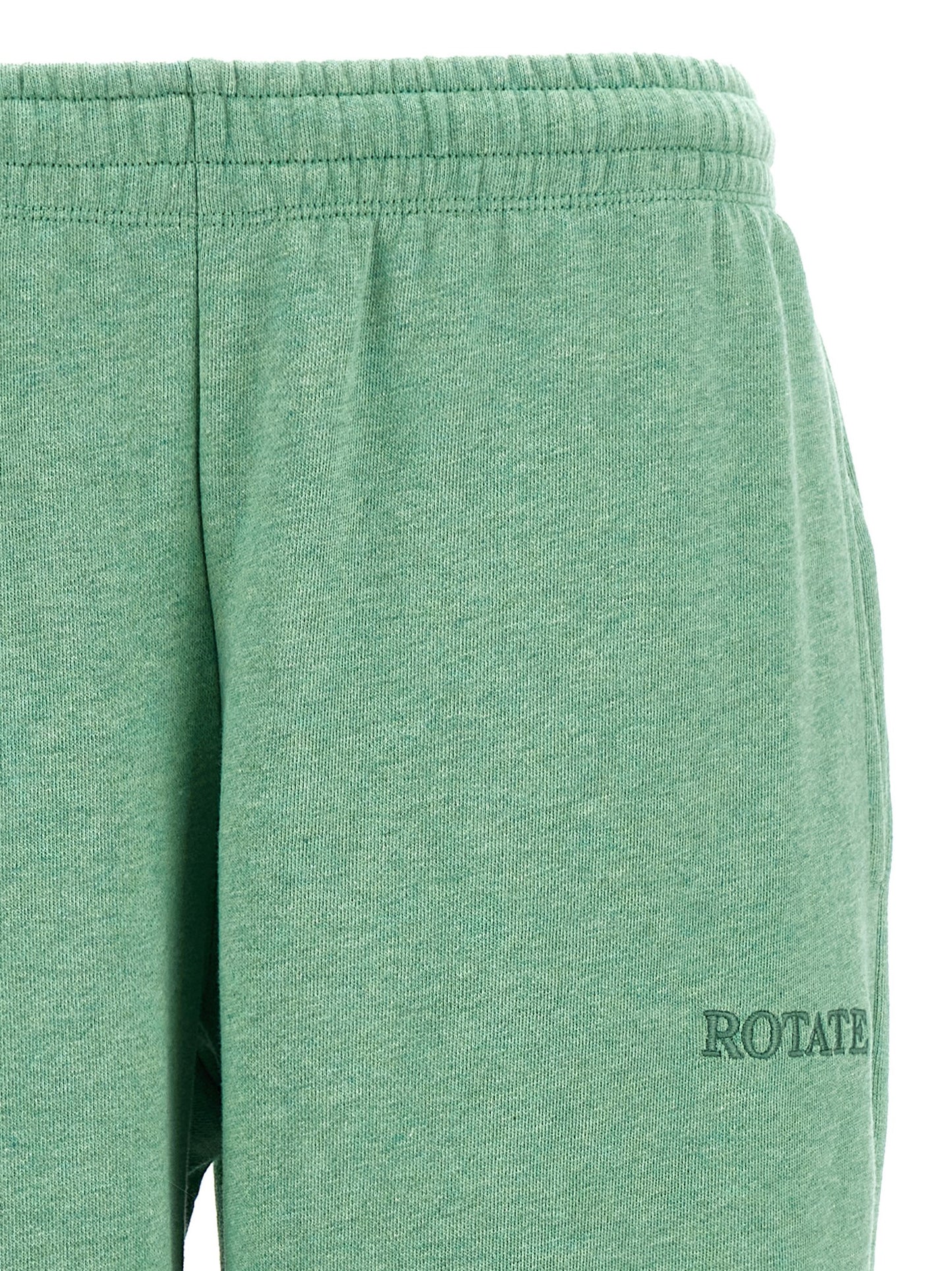 ROTATE BIRGER CHRISTENSEN Women's Cotton Joggers - Bicolour Green
