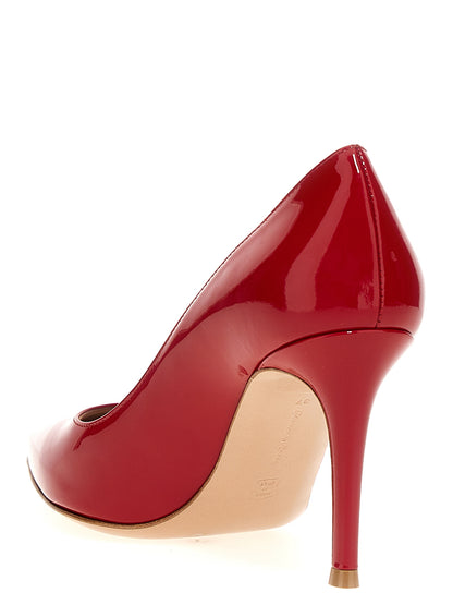 High-Heel Pumps Heels by Gianvito Rossi for women in patent calfskin leather multicolor & red features a effortlessly chic City Women's Patent Calfskin Leather High-Heel Pumps Heels design with a sophisticated high-heel and elegant .