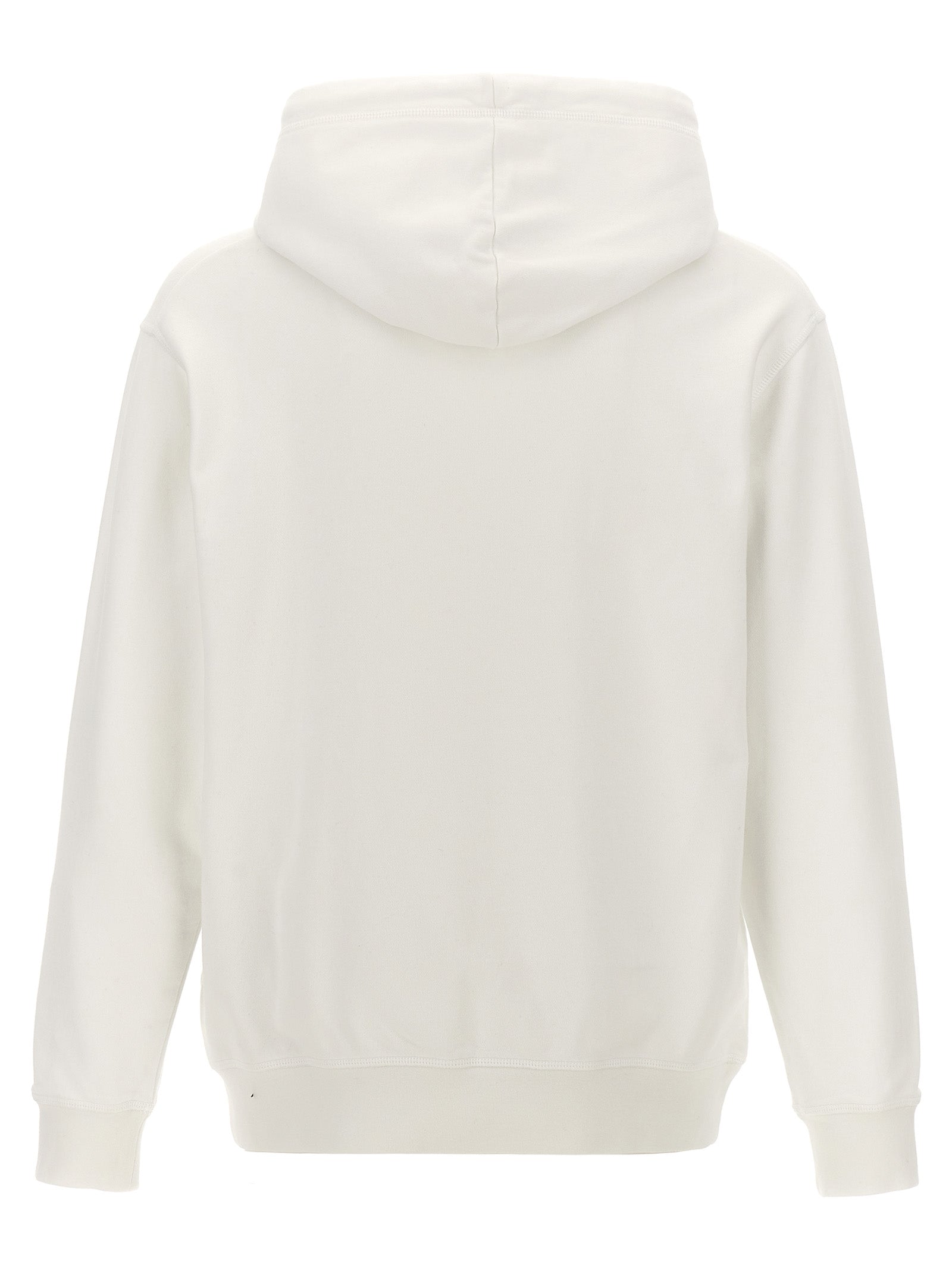 Sweatshirt Hoodie by Dsquared² for men in cotton bicolour, black, white & print features a edgy silhouette, detailed with a edgy hooded neckline and for a refined finish.