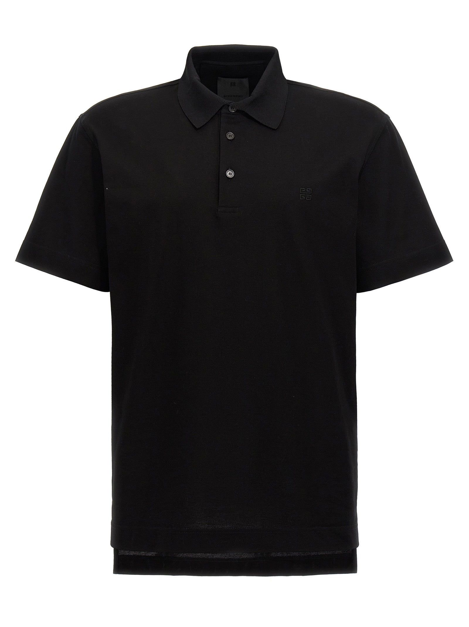 Polo Shirt by Givenchy for men in cotton black showcases a enviable silhouette, featuring a refined and short-sleeve for a enviable finish.