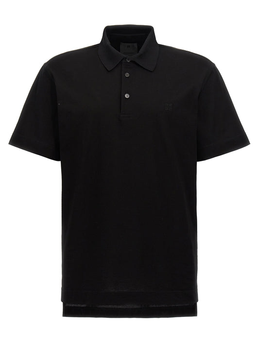 Polo Shirt by Givenchy for men in cotton black showcases a enviable silhouette, featuring a refined and short-sleeve for a enviable finish.