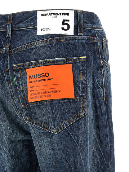 Jeans by Department 5 for men in denim cotton blue features an sophisticated and with a precise long, creating a sophisticated and sophisticated silhouette.