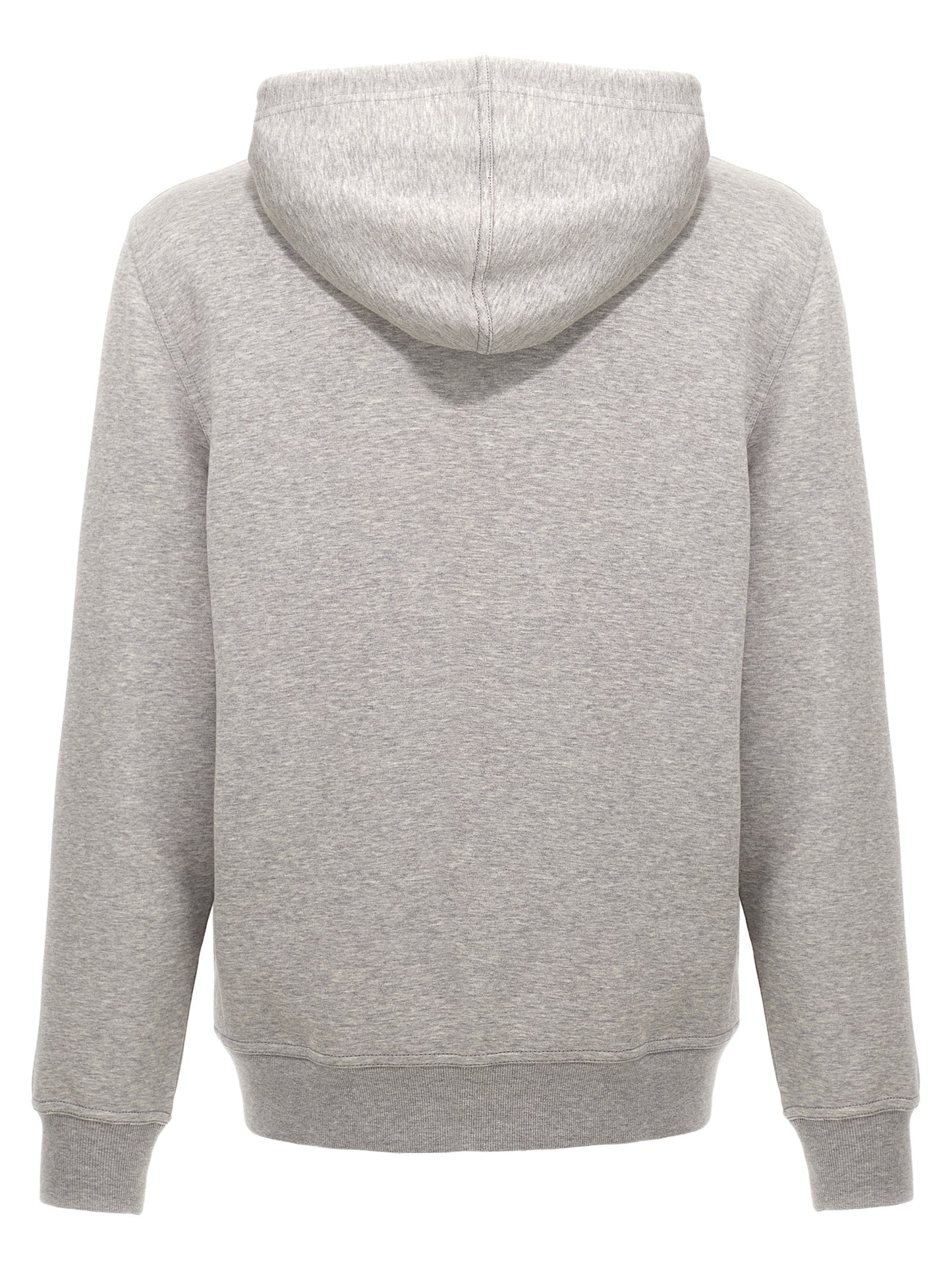 Sweatshirt Hoodie by Brunello Cucinelli for men in silk polyamide cotton & cashmere gray features a authentic silhouette, showcasing a sophisticated hooded neckline and authentic detail for a refined finish.