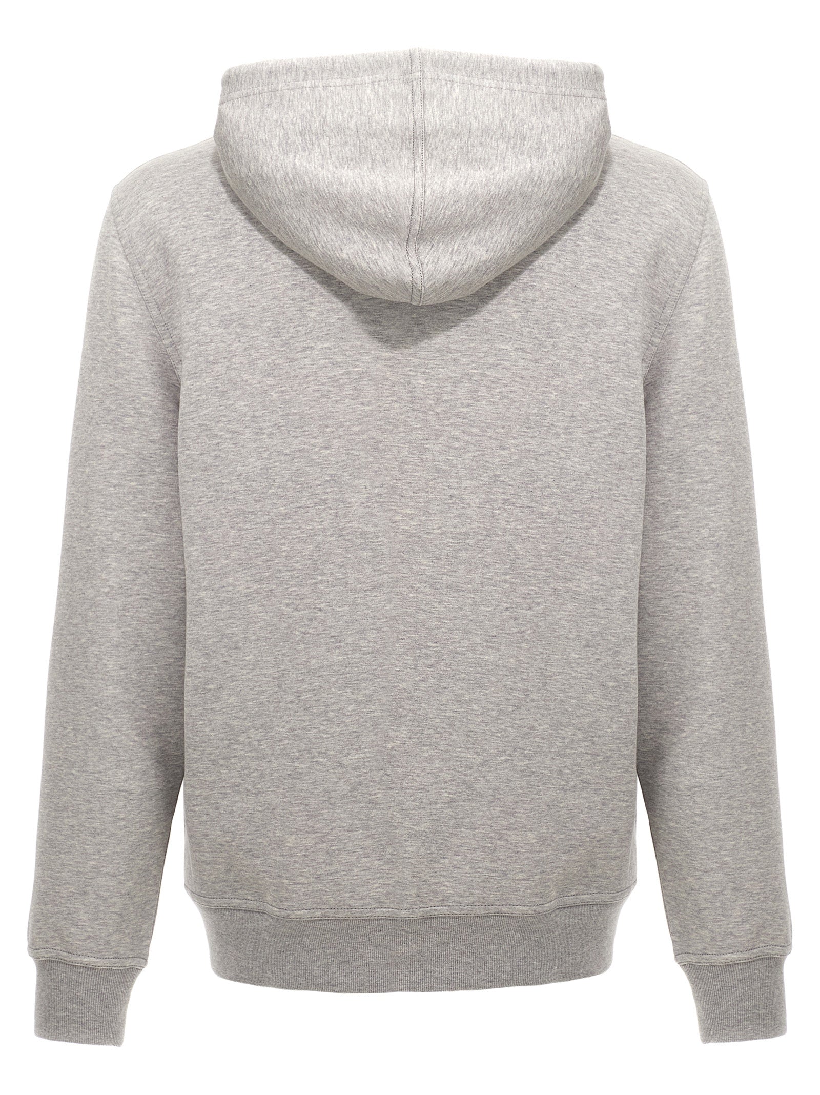 Sweatshirt Hoodie by Brunello Cucinelli for men in silk polyamide cotton & cashmere gray features a authentic silhouette, showcasing a sophisticated hooded neckline and authentic detail for a refined finish.
