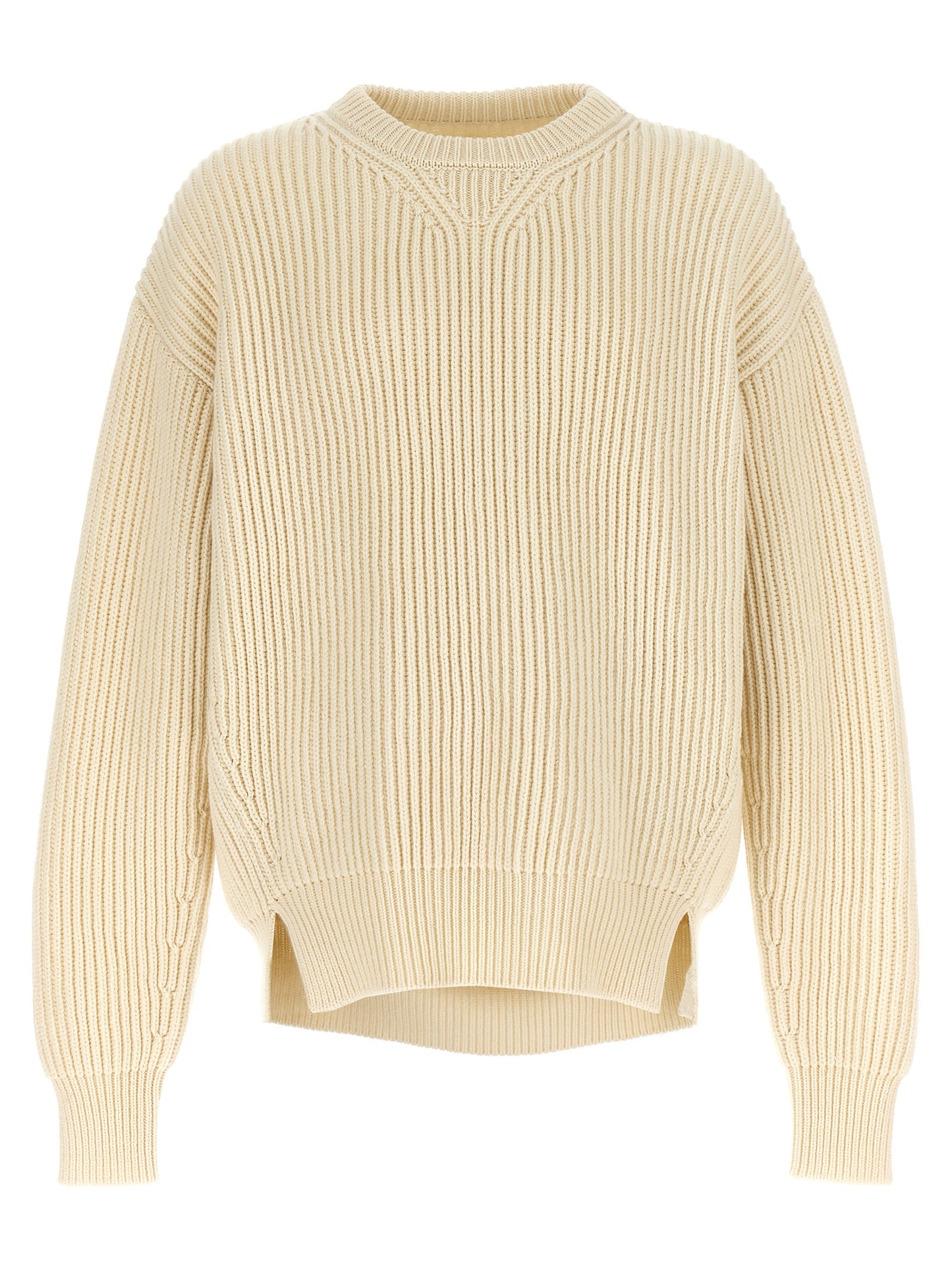Cardigan by Jil Sander for men in wool white features an crisp silhouette, showcasing a sophisticated and detail for a truly crisp finish.