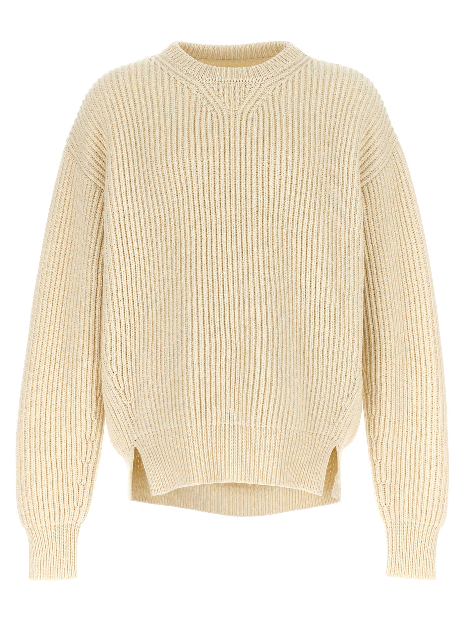 Cardigan by Jil Sander for men in wool white features an crisp silhouette, showcasing a sophisticated and detail for a truly crisp finish.
