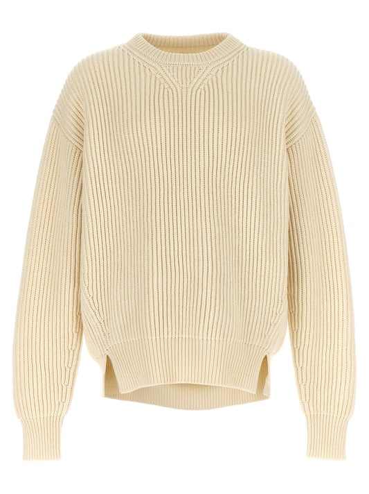 Cardigan by Jil Sander for men in wool white features an crisp silhouette, showcasing a sophisticated and detail for a truly crisp finish.