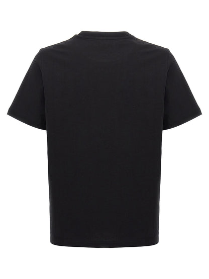 T-Shirt by A.P.C. for men in organic cotton black features a plush silhouette, showcasing a sophisticated crew neckline and for a truly plush finish.