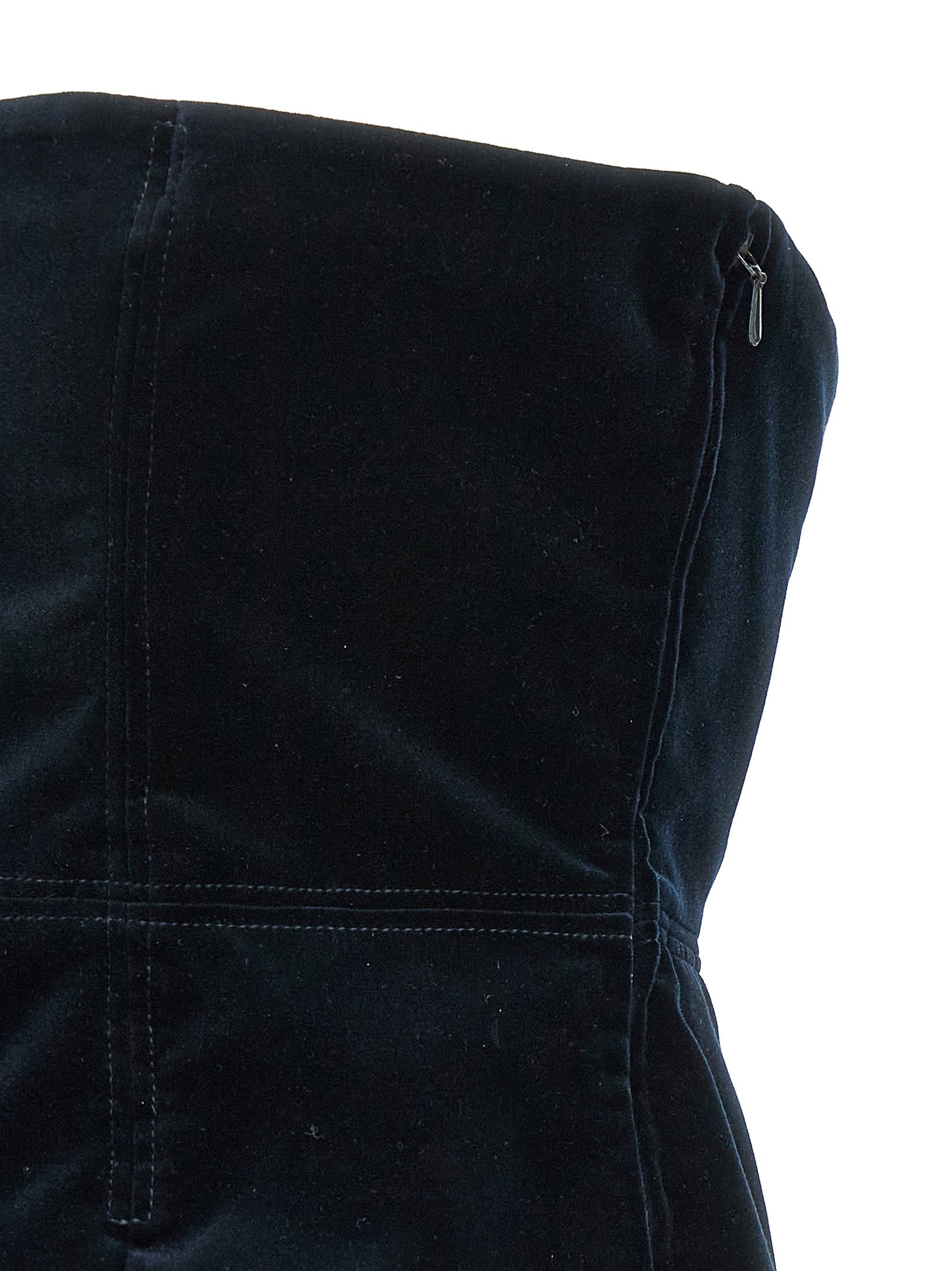 Tank Top by Tom Ford for women in velvet cotton blue showcases a meticulous silhouette, artfully finished with a meticulous and for a sophisticated, meticulous look.