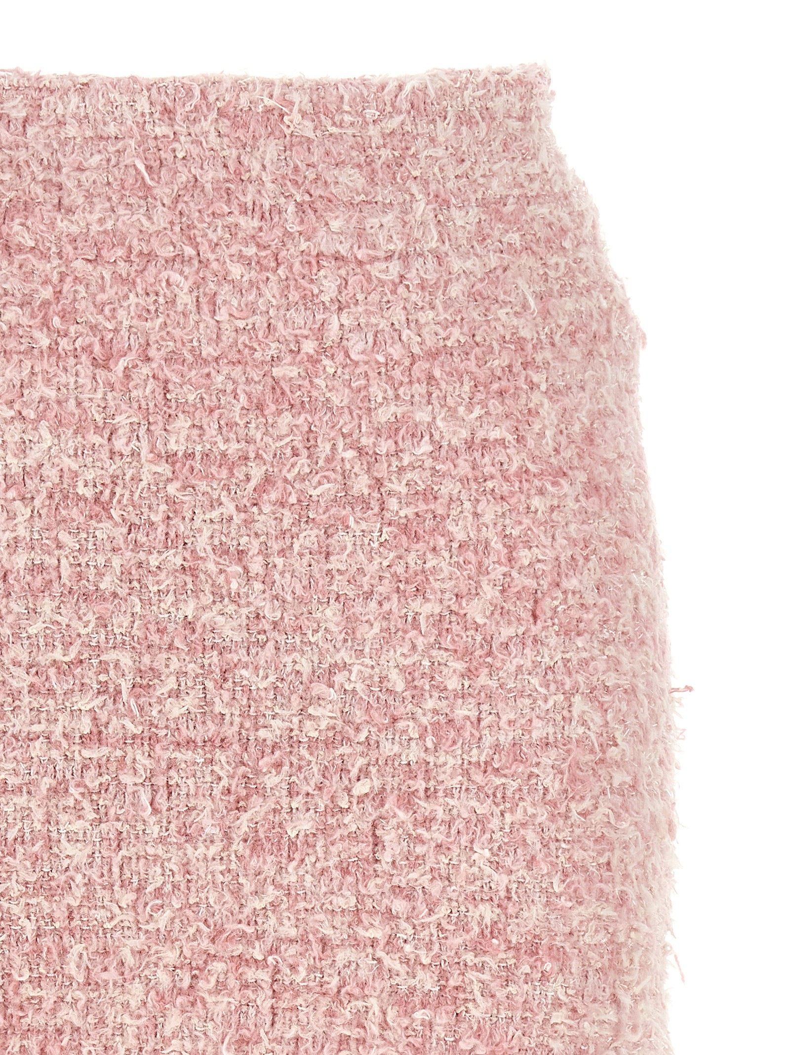 Skirt by Balenciaga for women in polyamide cotton tweed multicolor & pink features a sublime silhouette, showcasing the sublime design of the The Blend Women's Polyamide Cotton Tweed Maxi Long Skirt in a sophisticated maxi long.