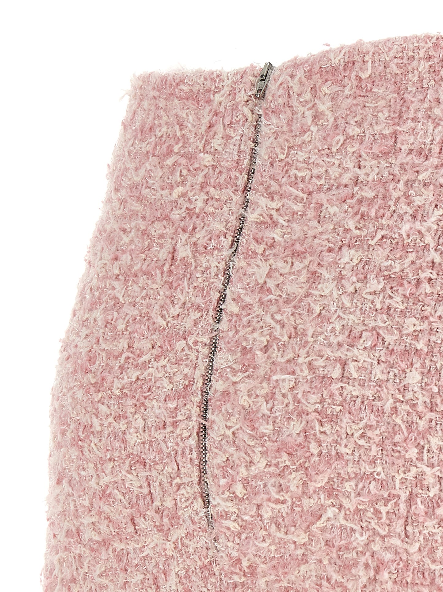 Skirt by Balenciaga for women in polyamide cotton tweed multicolor & pink features an tailored silhouette, artfully capturing the essence of The Blend Women's Polyamide Cotton Tweed Maxi Long Skirt in a sophisticated maxi long.