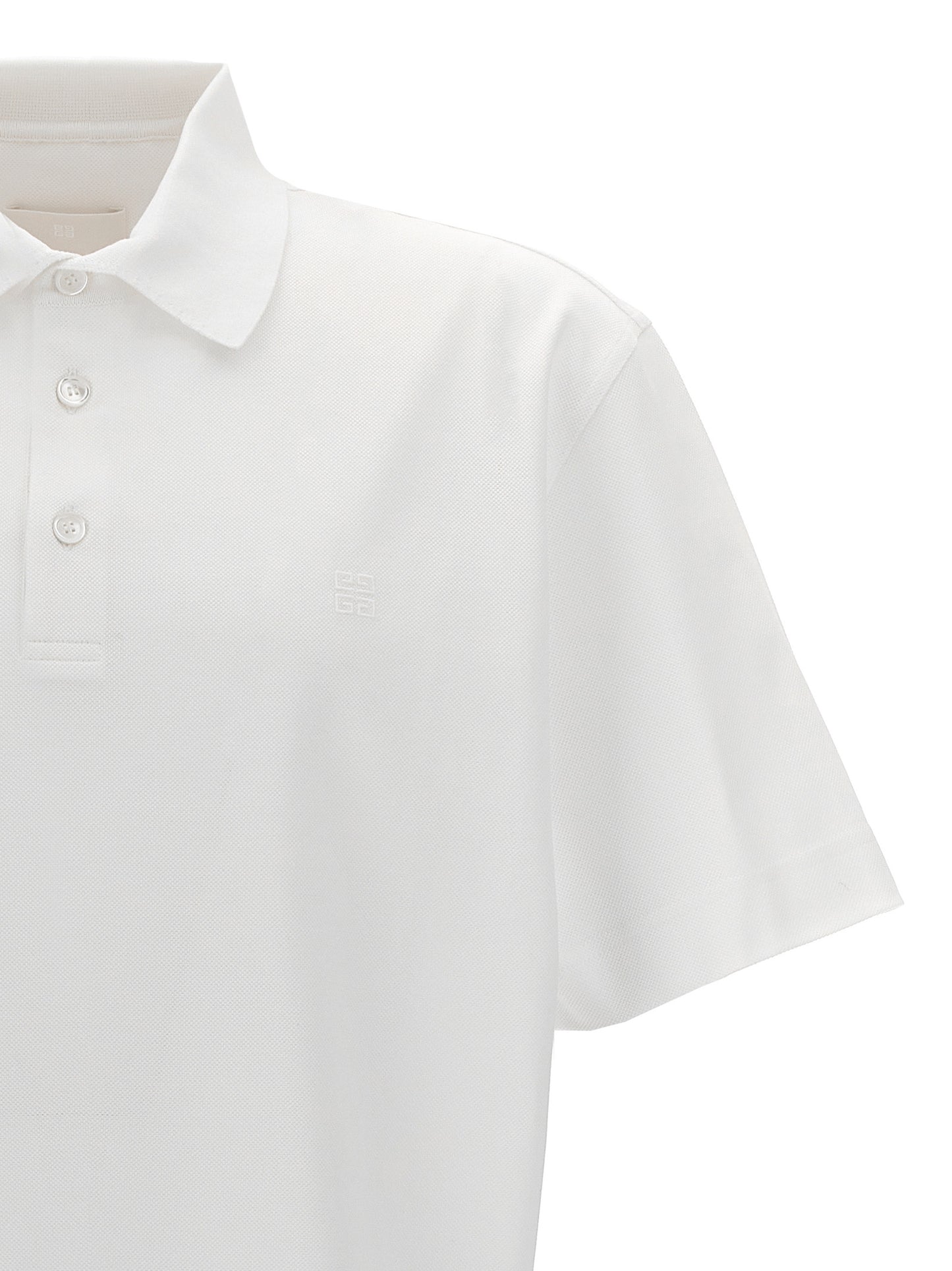 Polo Shirt by Givenchy for men in cotton white showcases a enviable silhouette, featuring a refined and for a enviable finish.