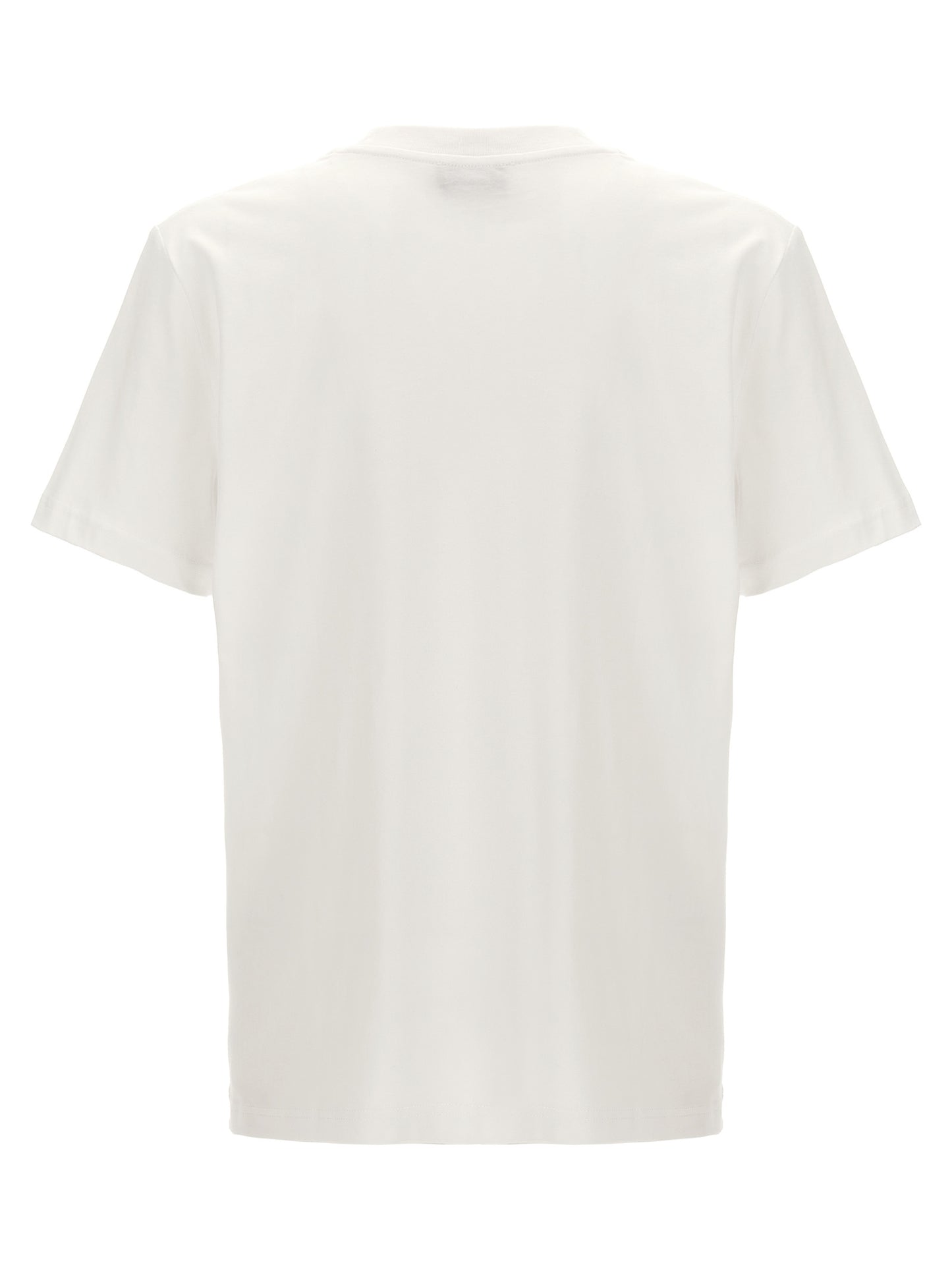 T-Shirt by A.P.C. for men in organic cotton white features a plush silhouette, showcasing a sophisticated crew neckline and for a truly plush finish.