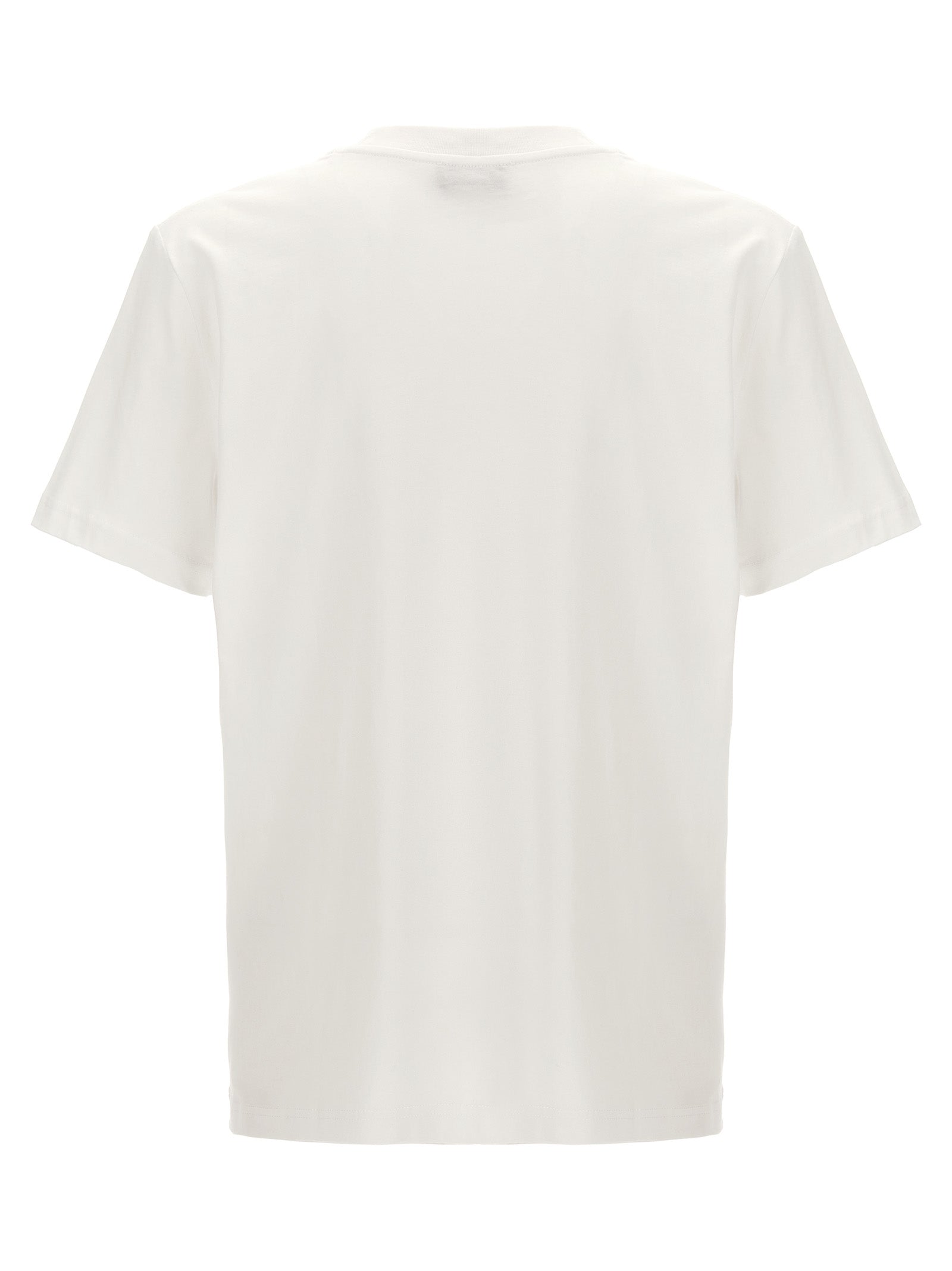 T-Shirt by A.P.C. for men in organic cotton white features a plush silhouette, showcasing a sophisticated crew neckline and for a truly plush finish.