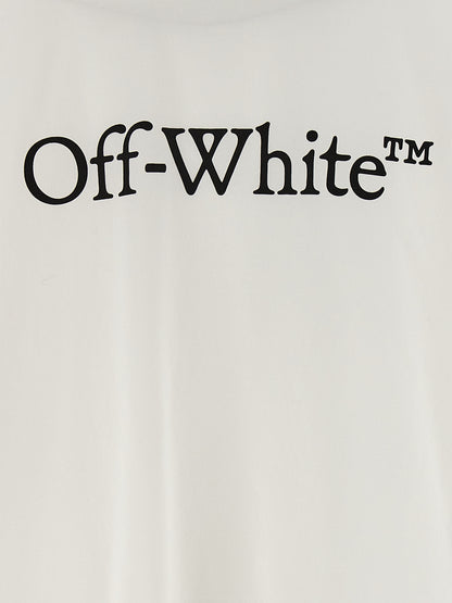 T-Shirt by Off-White for women in cotton white & print features an edgy silhouette, meticulously detailed with a sophisticated and for a truly edgy finish.