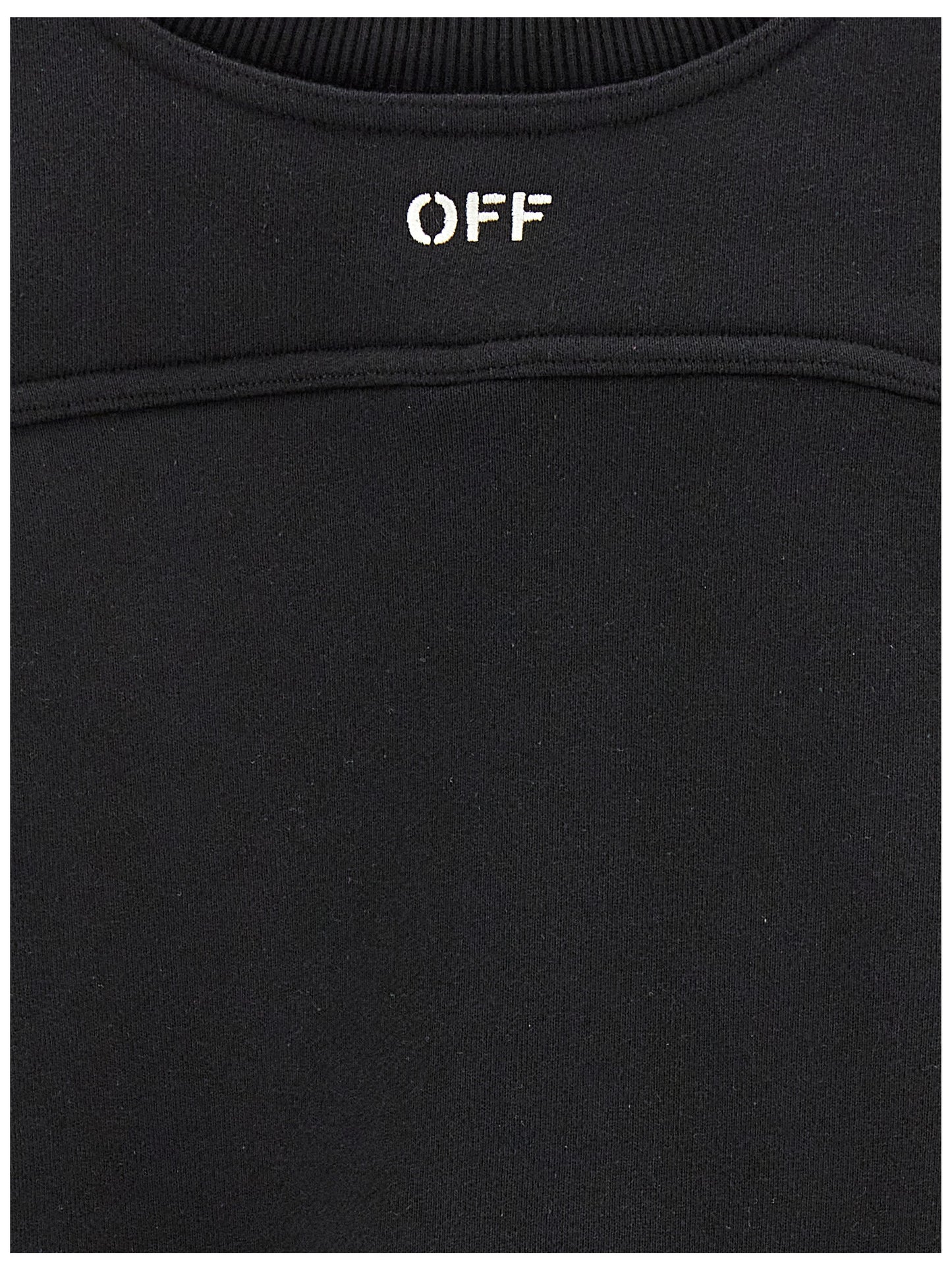 Activewear Sweatshirt by Off-White for women in cotton bicolour, black & white presents a sporty silhouette, showcasing a sophisticated and detailed with premium for a sporty finish.
