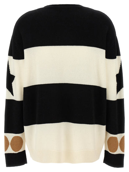 Cardigan by Max Mara for women in cashmere black showcases a captivating silhouette, artfully detailed with a captivating and for a truly sophisticated captivating look.