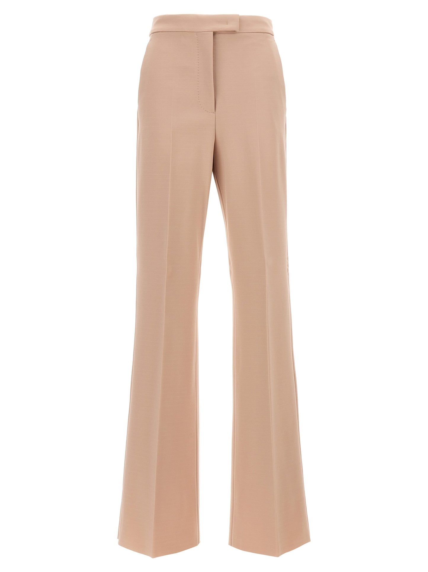 Trousers by Max Mara for women in stretch polyamide viscose multicolor & pink presents a smart silhouette, meticulously detailed with a smart , a smart long, and a smart .