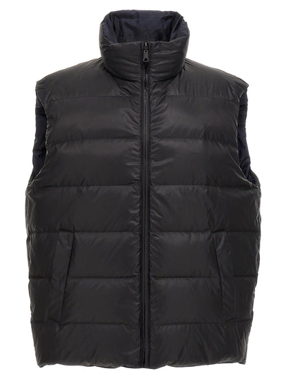 Vest by Valentino Garavani for men in polyamide multicolor & toile features an contemporary silhouette, showcasing refined pockets & windproof and a contemporary for a sophisticated layered look.