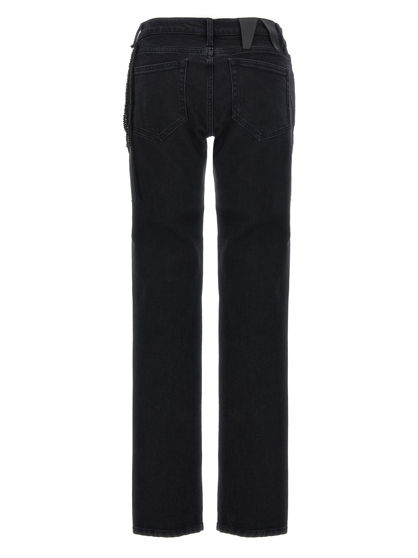 Jeans by Darkpark for women in stretch denim cotton black features an refined tailoring silhouette, showcasing a premium straight-leg with a and long cut for a refined tailoring look.