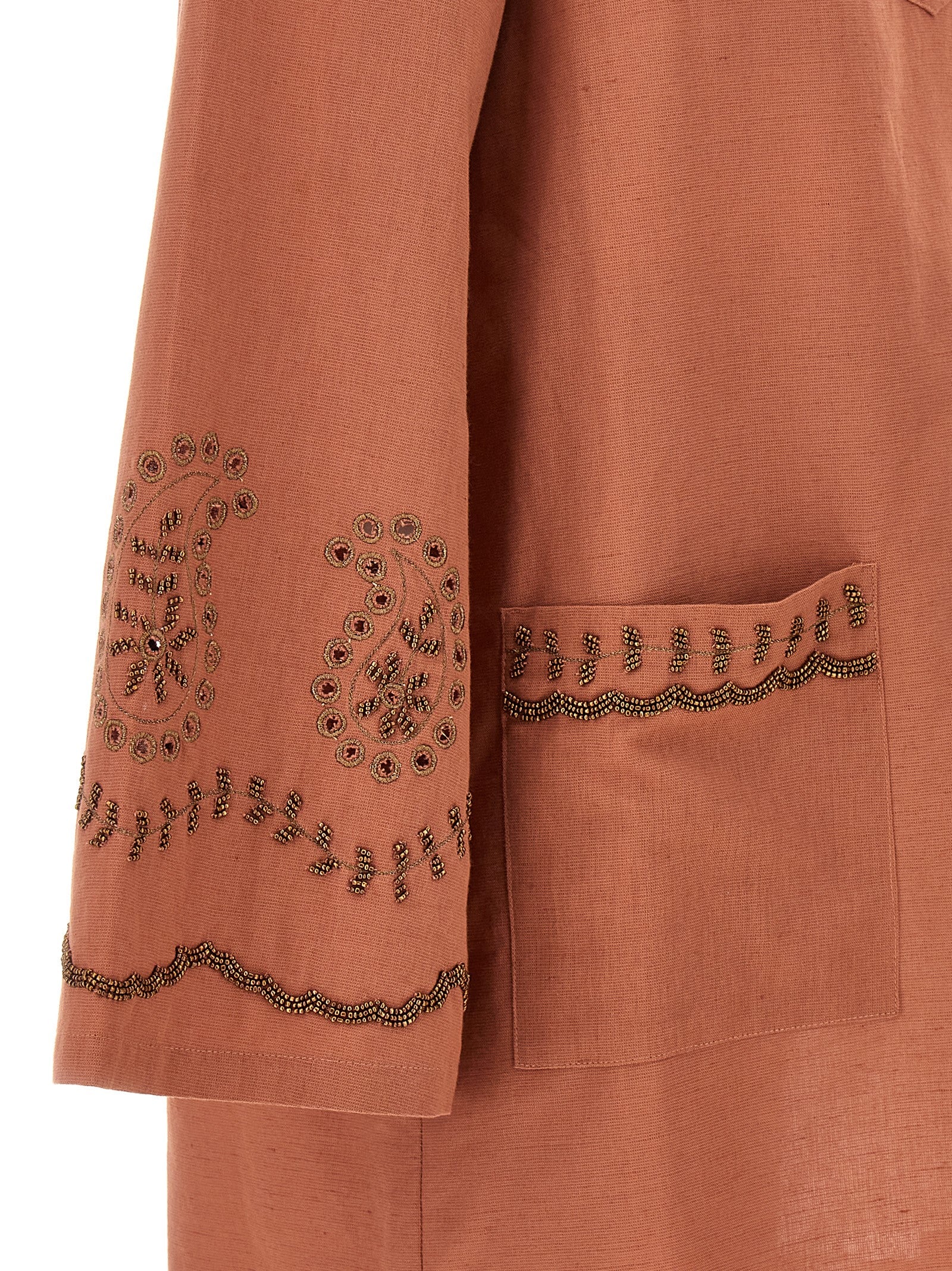 Dress by Fortela for women in cotton bordeaux showcases a striking silhouette, elegantly detailed with a , refined , and a striking short for a striking finish.