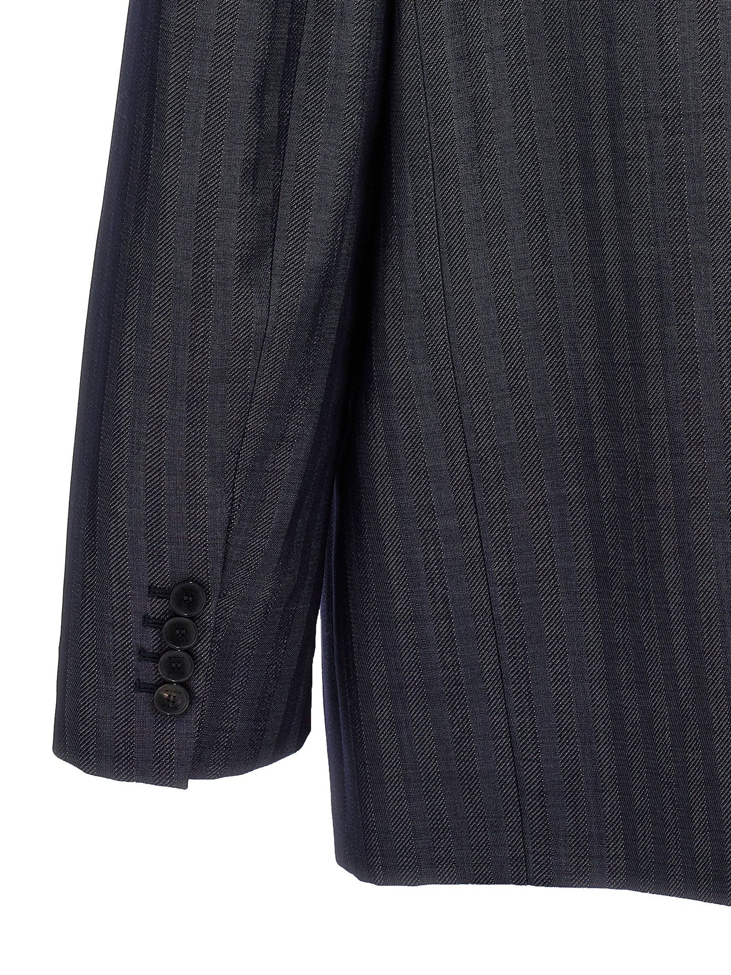 Blazer by Etro for women in wool & viscose blue, signature & striped features an stylish silhouette, showcasing a sophisticated and stylish for a truly stylish finish.
