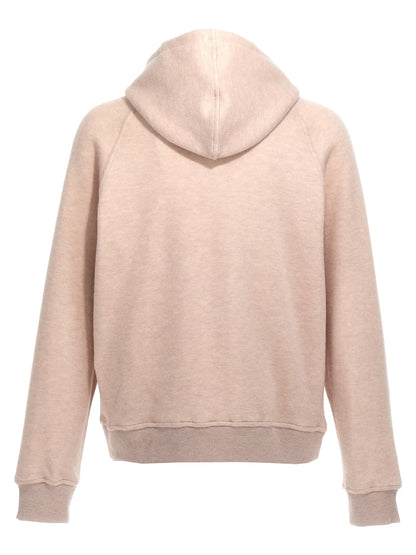 Sweatshirt Hoodie by Etro for men in polyamide wool beige features a edgy silhouette, detailed with a edgy hooded neckline and for a refined finish.