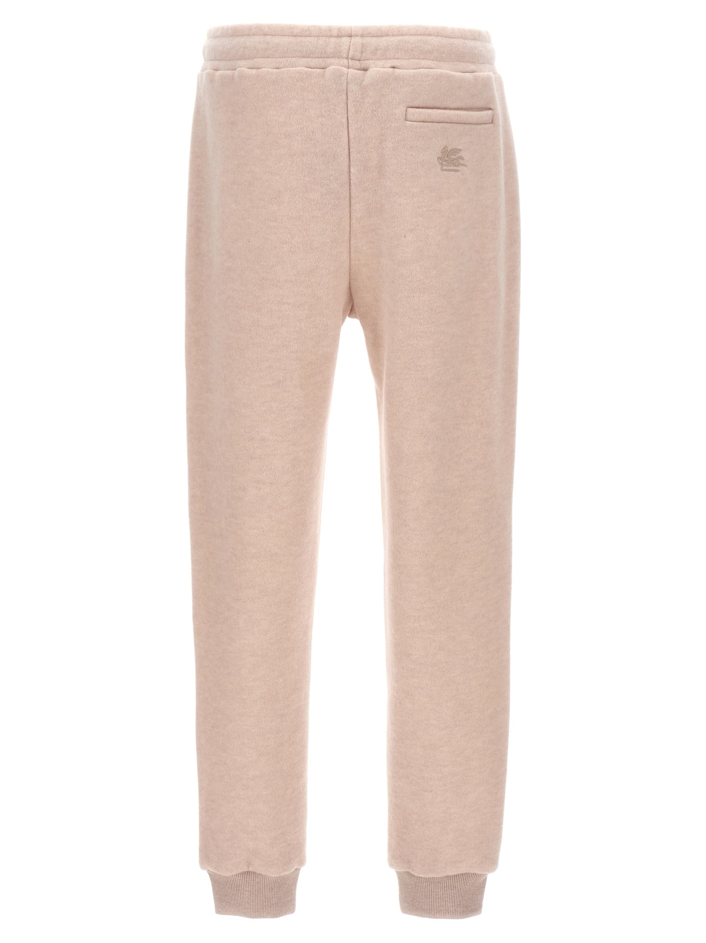 Joggers by Etro for men in polyamide wool beige features an sartorial and long with a cut for a sartorial finish.