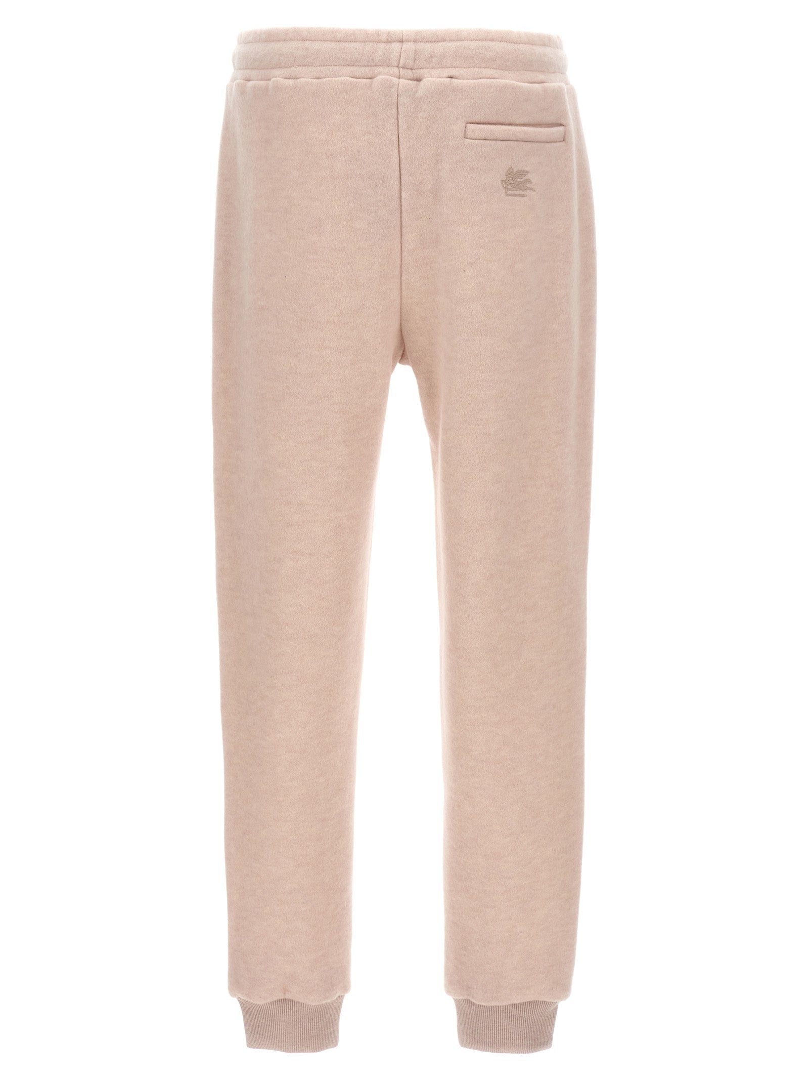 Joggers by Etro for men in polyamide wool beige features an sartorial and long with a cut for a sartorial finish.
