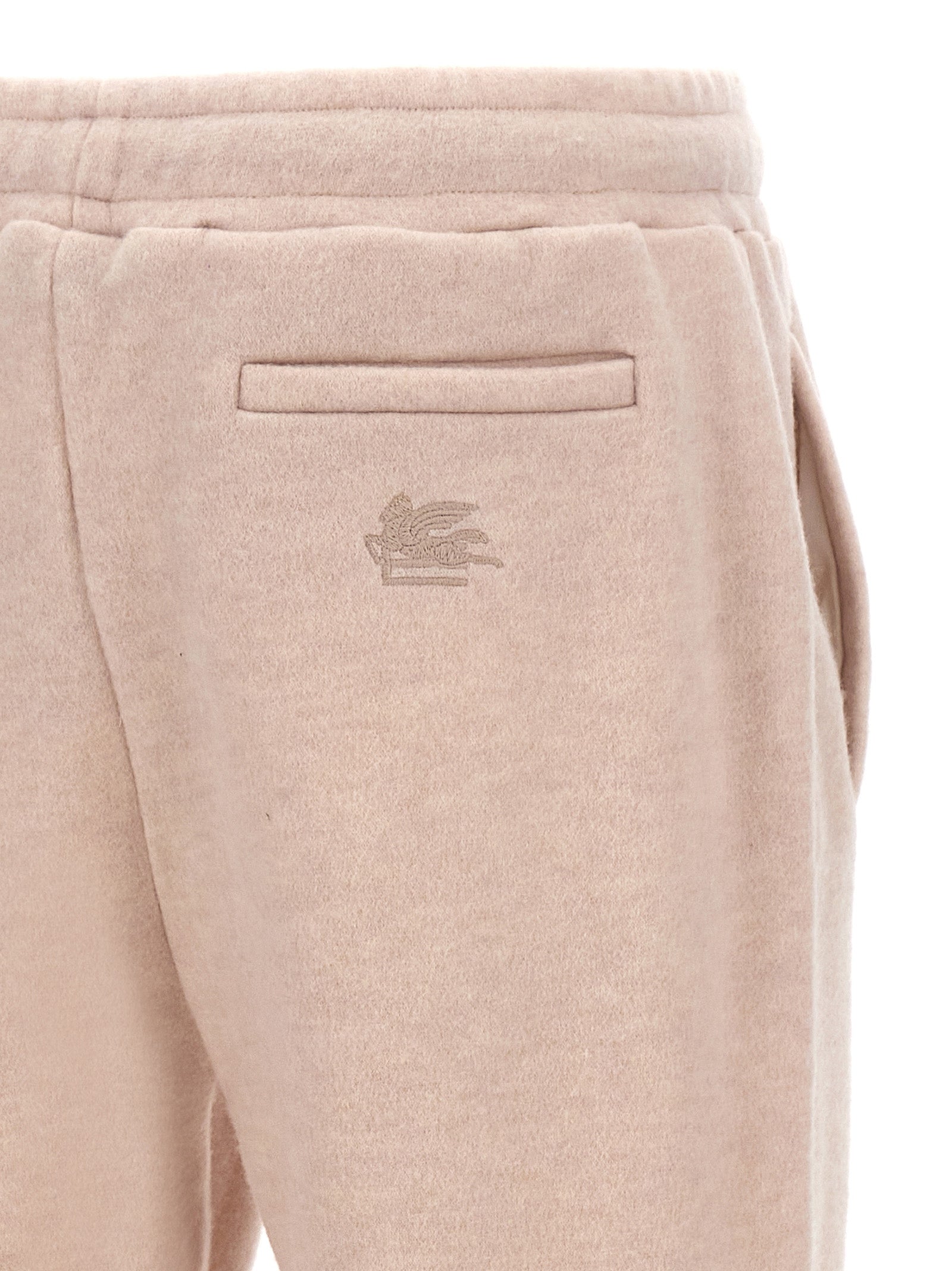 Joggers by Etro for men in polyamide wool beige features a refined silhouette with a refined , defined by a and a refined long for a refined finish.