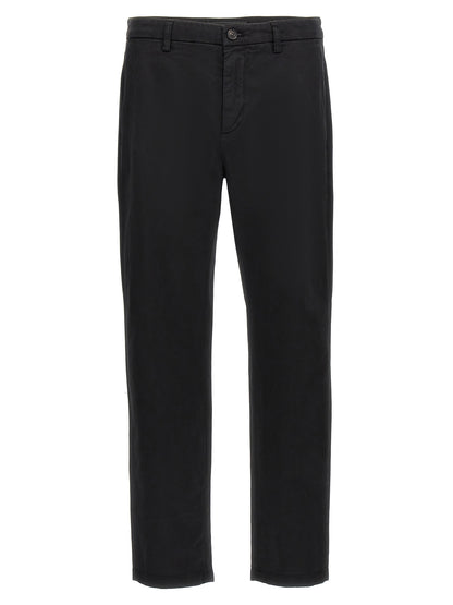 Casual Pants by Department 5 for men in stretch modal cotton black features a polished silhouette with a polished , reaching a polished long and finished with a polished .