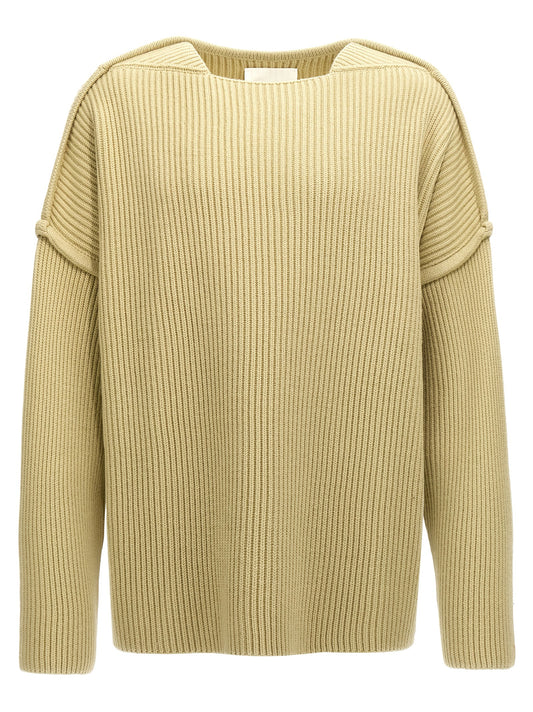 Cardigan by Jil Sander for men in wool bicolour features a nuanced silhouette with a refined and nuanced long-sleeve detailing for a sophisticated look.