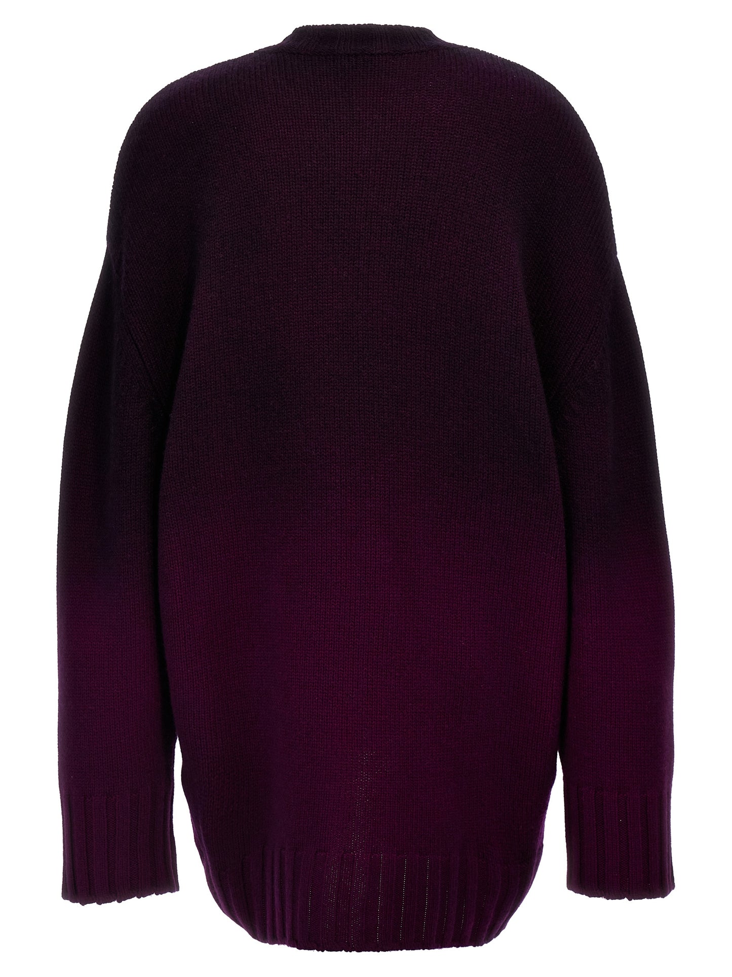Dress by The Attico for women in cashmere purple showcases a striking silhouette, elegantly detailed with a , refined crew neckline, and a striking short for a striking finish.