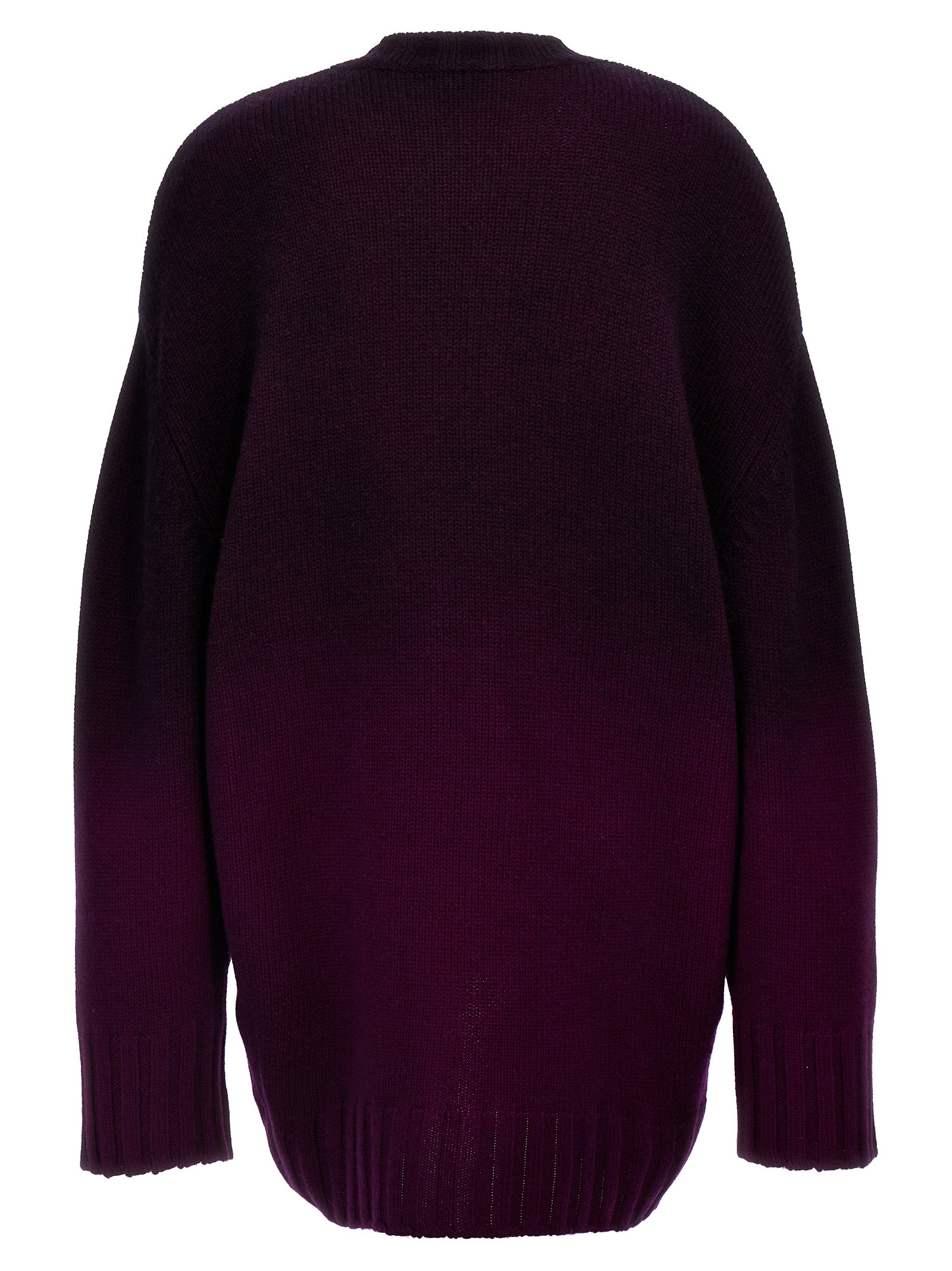 Dress by The Attico for women in cashmere purple showcases a striking silhouette, elegantly detailed with a , refined crew neckline, and a striking short for a striking finish.