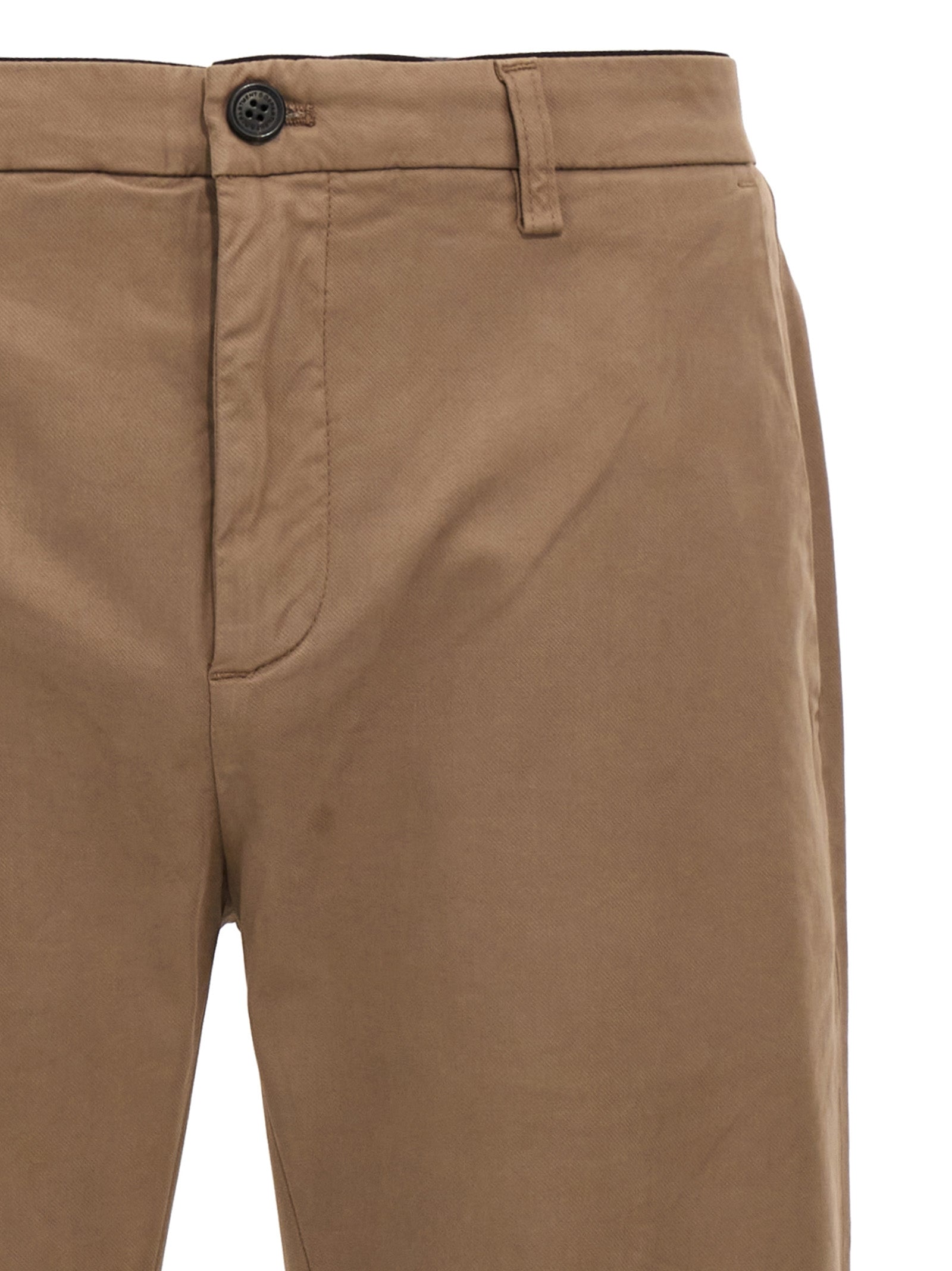 Casual Pants by Department 5 for men in stretch modal cotton brown features an refined tailoring silhouette, showcasing a premium with a and long cut for a refined tailoring look.