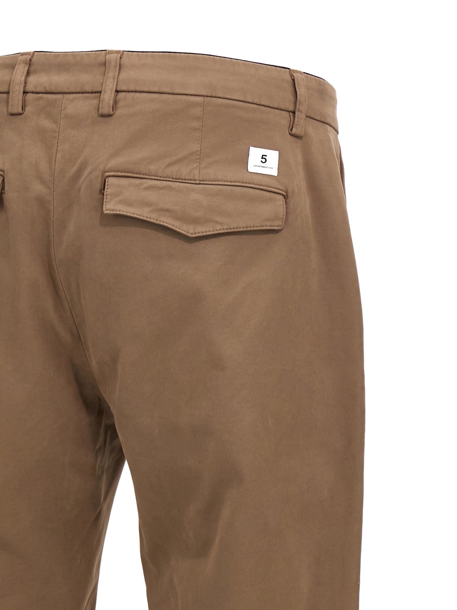 Casual Pants by Department 5 for men in stretch modal cotton brown features a polished silhouette with a polished , reaching a polished long and finished with a polished .