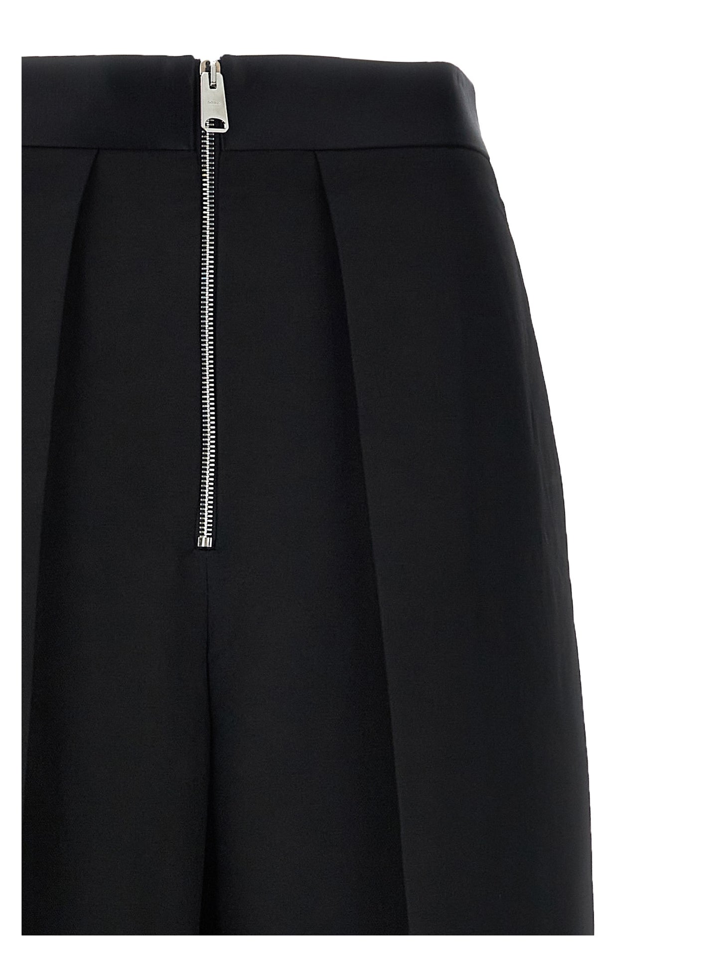 Trousers by Khaite for women in polyamide viscose black features an on trend silhouette, showcasing a sophisticated wide with a long and for an on trend finish.