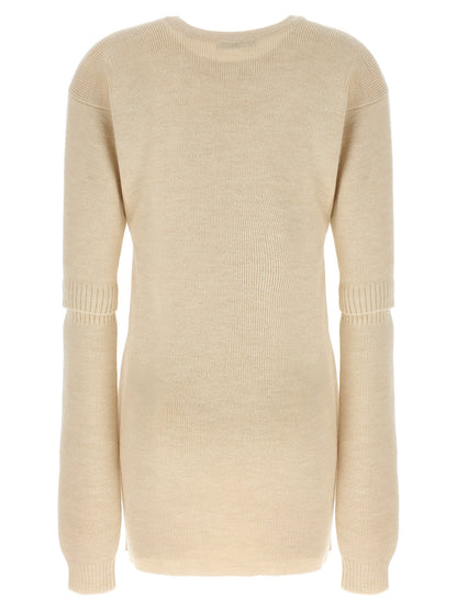 Dress by Lemaire for women in acrylic alpaca wool white features an magnificent silhouette, artfully detailed with a magnificent and that flows into an magnificent short.